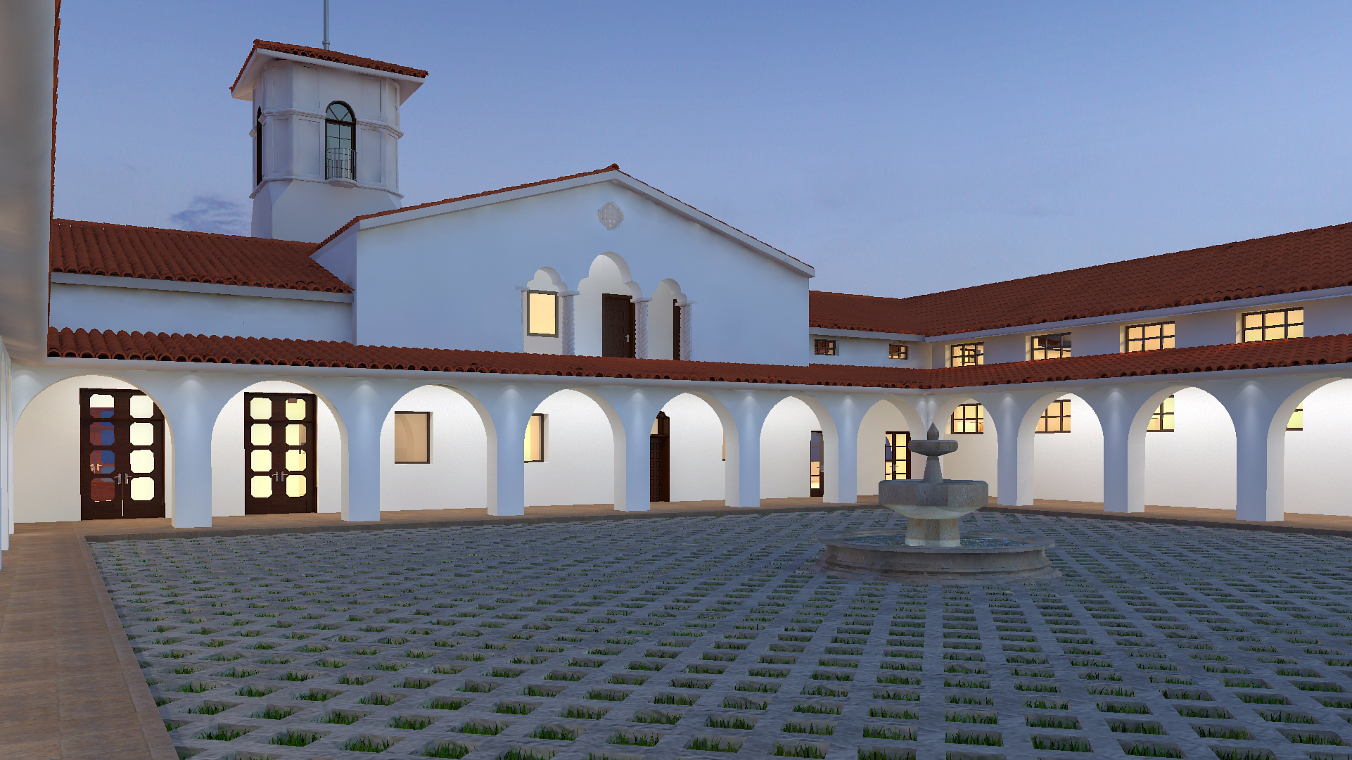 Reconstructed Courtyard